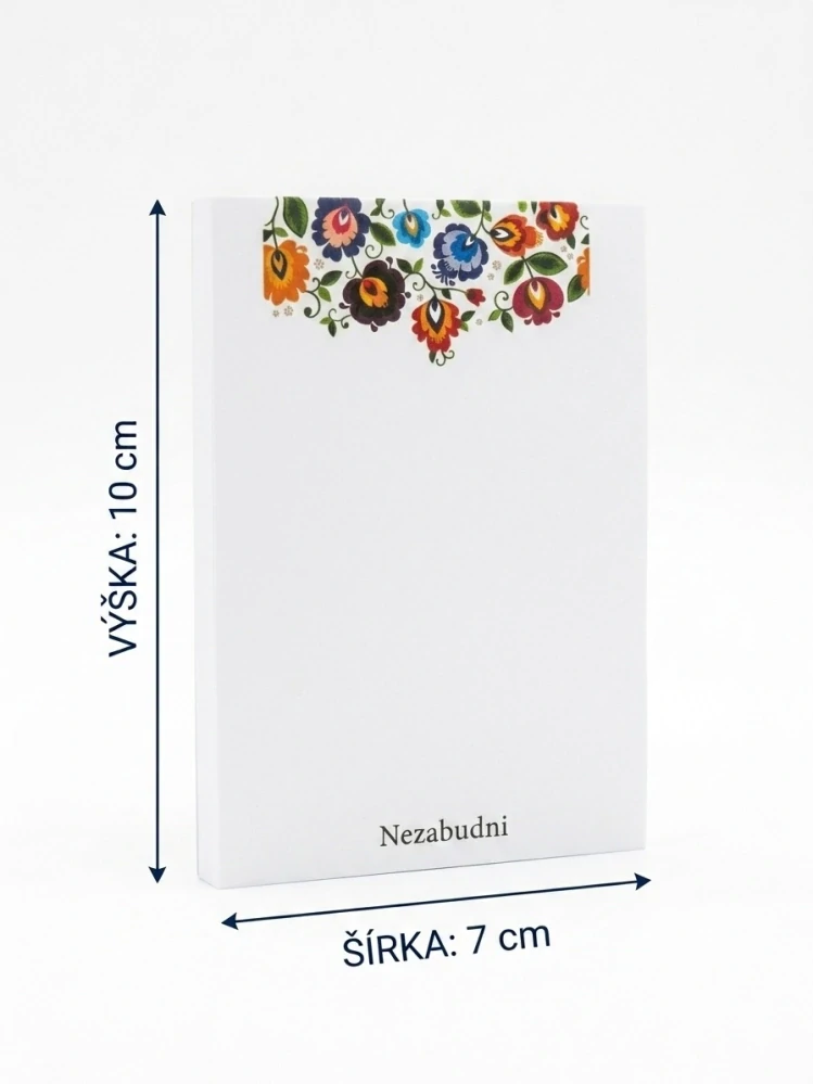 Lepiace papieriky „Nezabudni“ 