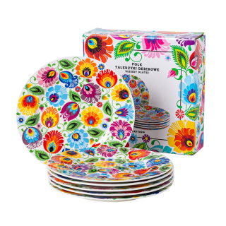 Sada dezertných tanierov 6ks (20,5cm)