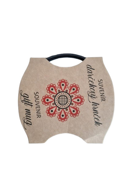 Keramický hrnček 330ml - farebný folklór