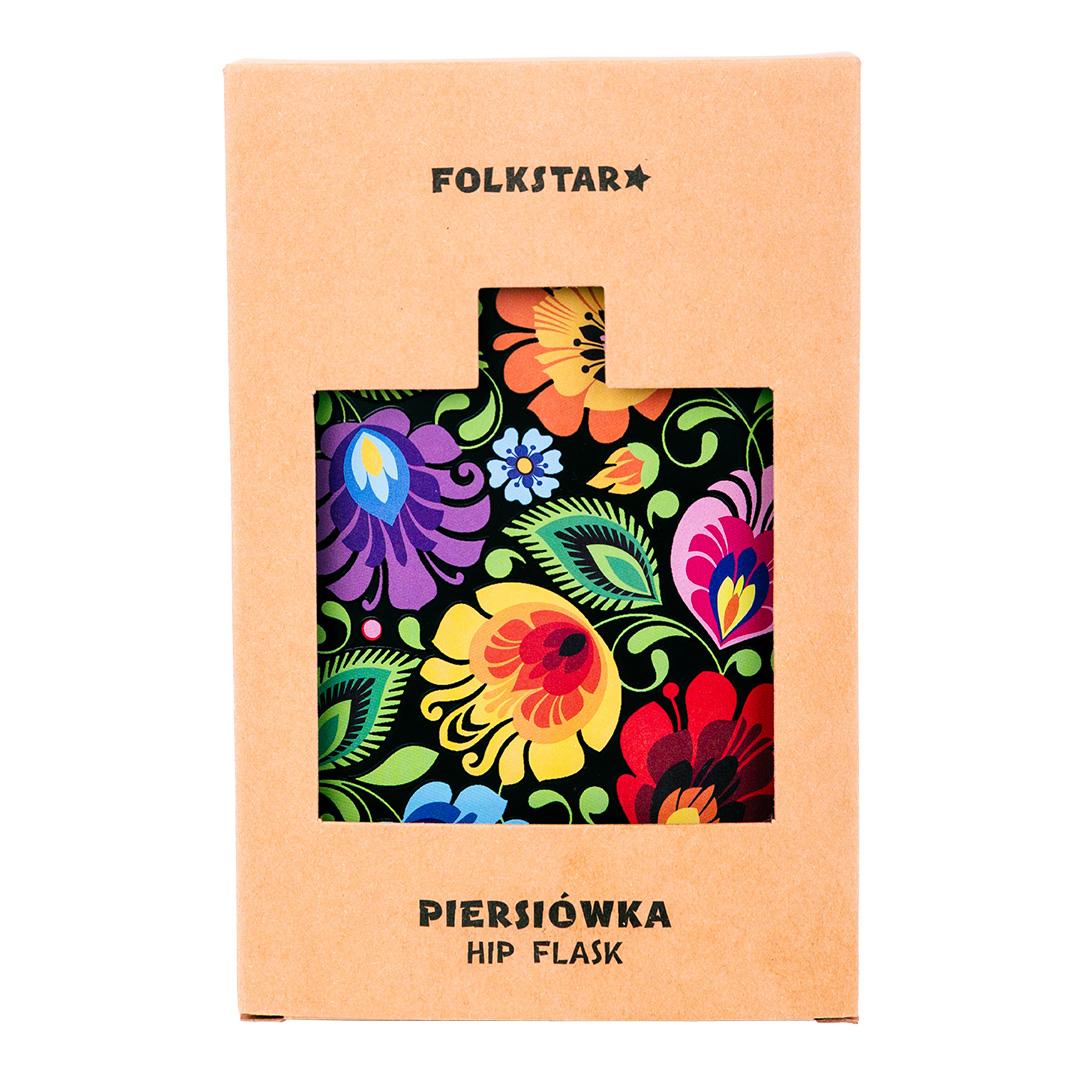 Ploskačka nerezová 220ml - kvety