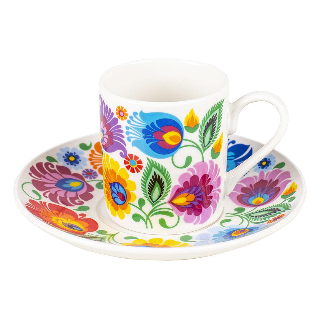 Sada 2 šálok na espresso 90ml - biele