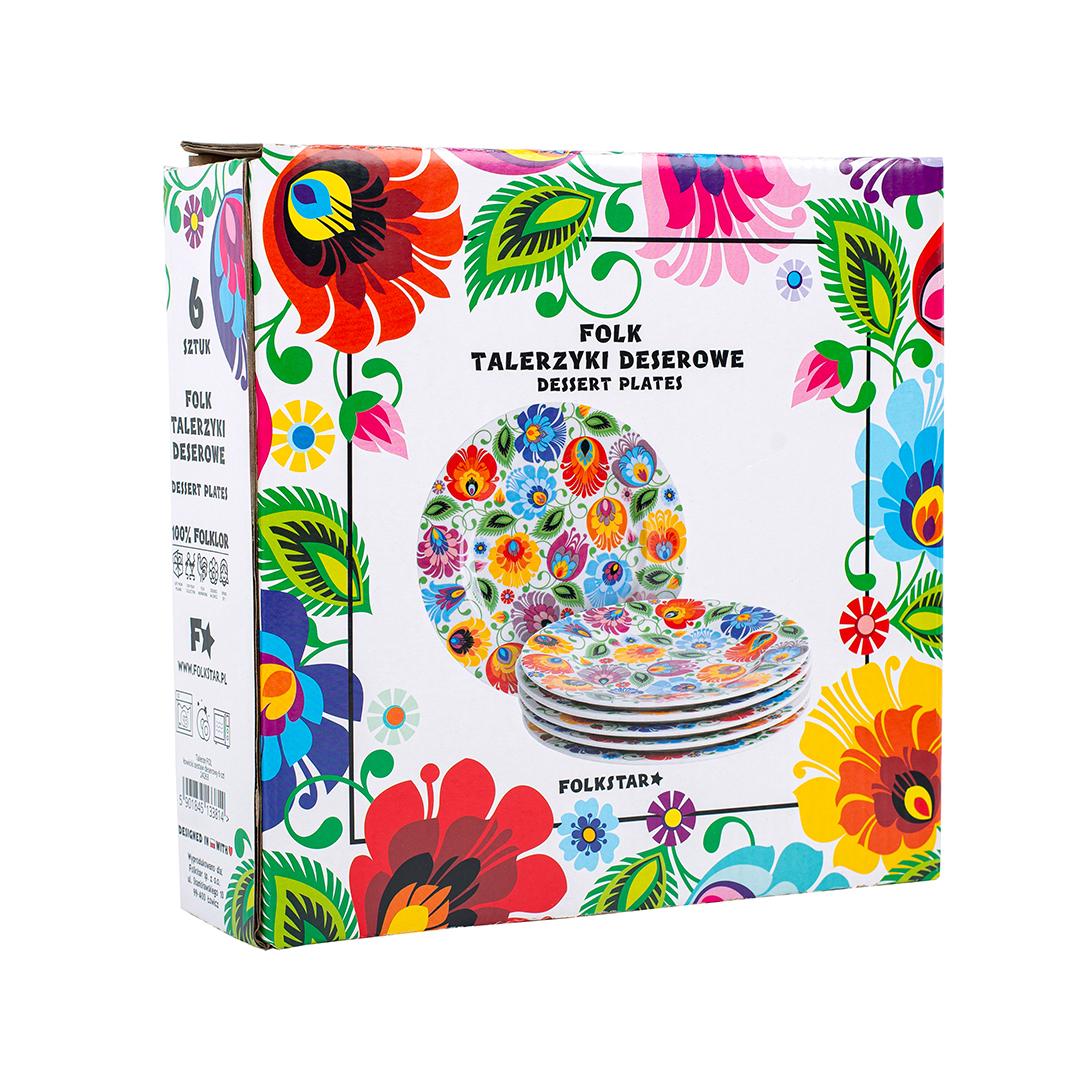 Sada dezertných tanierov 6ks (20,5cm)